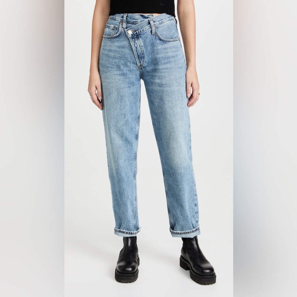AGOLDE Cross Zip Front